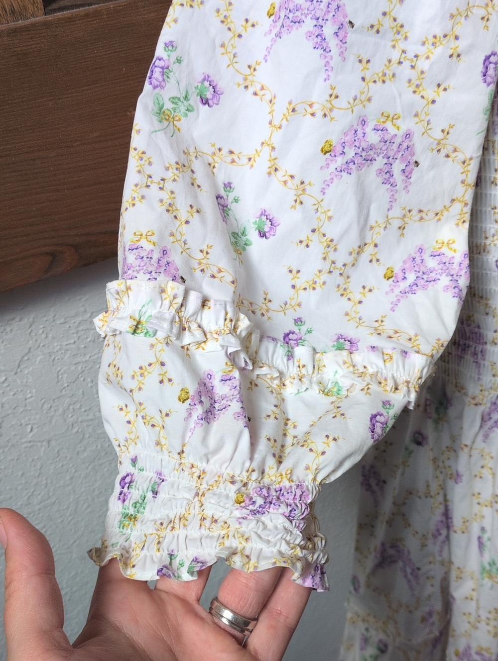 ✨Hill House Home x Bridgerton x Phenomenal Nesli Whistledown Trellis Nap Dress s - Picture 4 of 9